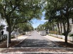 Quiet, tree-lined streets down to the beach are the norm in the gated community of Carillon